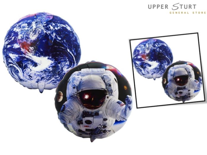 Space Mission Foil Balloon - 1 Piece