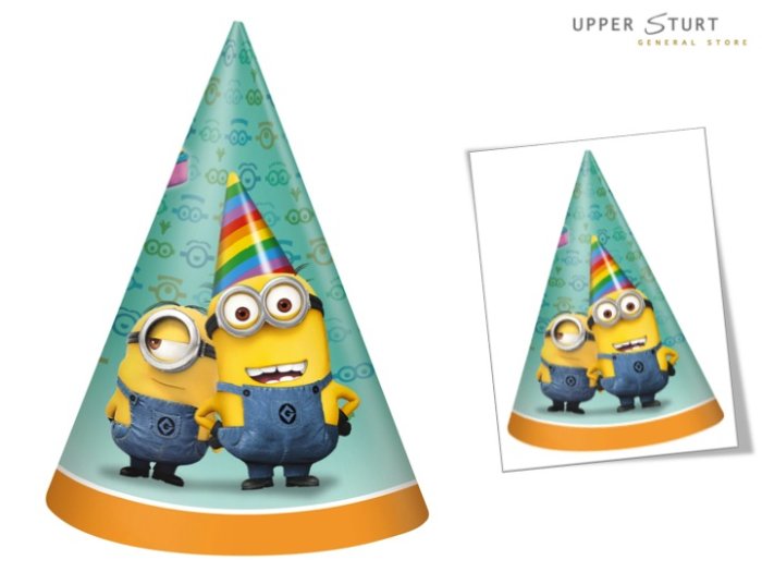 Despicable Me 2 - Cone Hats - 8 Pack