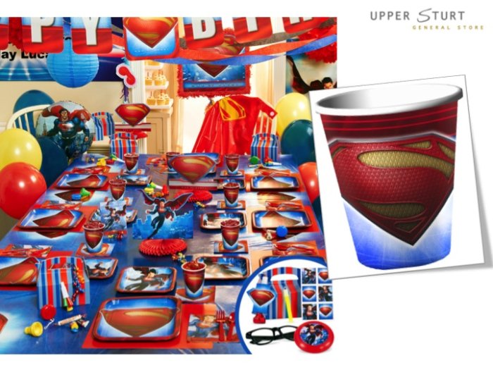 Superman: Man of Steel 9 oz. Paper Cups - 8 Pack