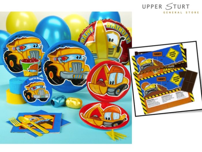 Construction Pals Large Candy Bar Wrappers - 1 Piece