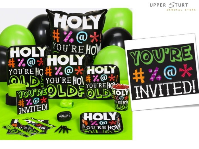 Holy Bleep Invitations - 8 Pack