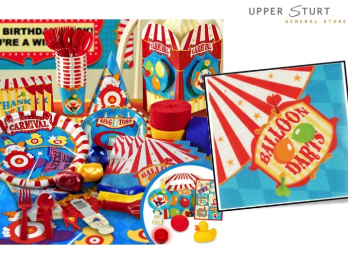 Carnival Games Lunch Napkins - 20 Pack