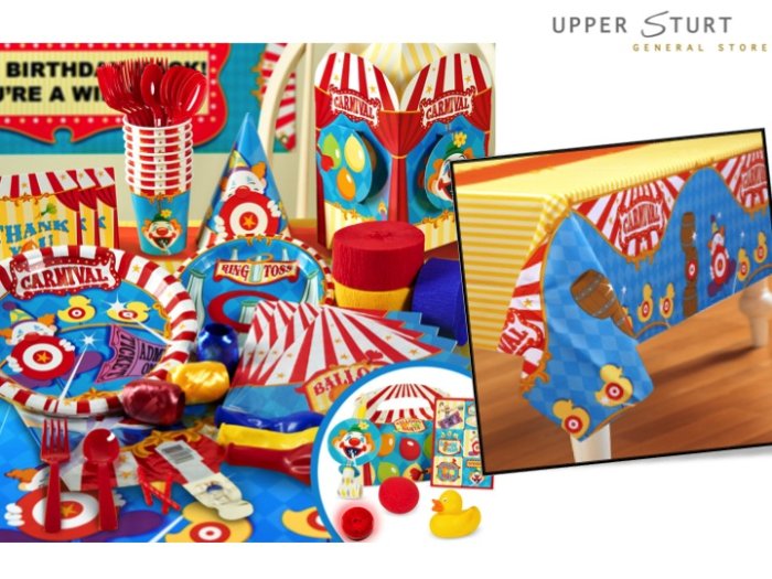 Carnival Games Plastic Tablecover - 1 Piece