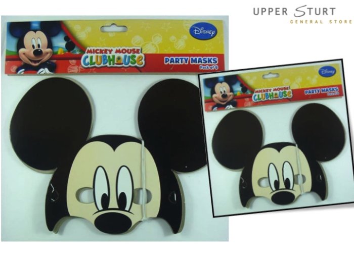 Mickey Mouse Clubhouse Mask - 8 Pack