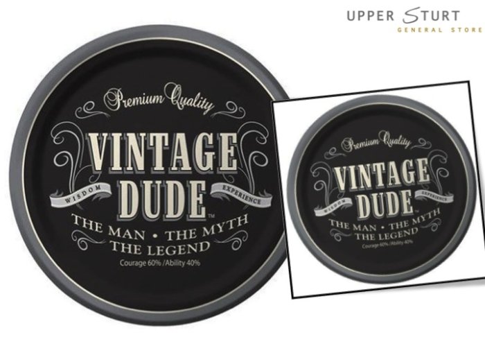 Vintage Dude Dinner Plates - 8 Pack