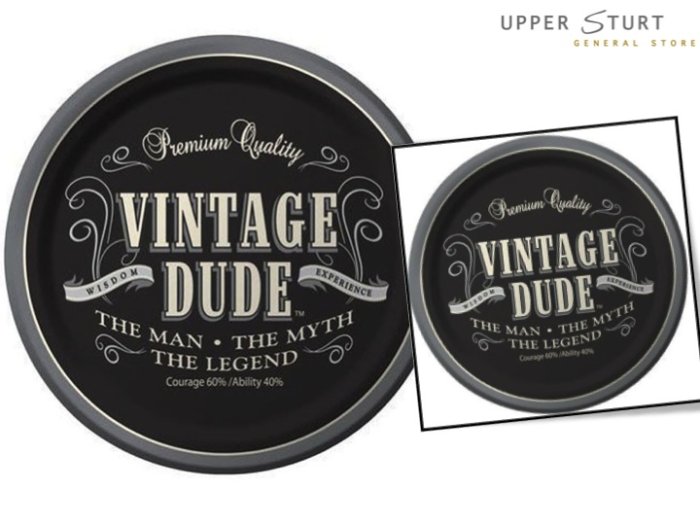 Vintage Dude Luncheon Plates - 8 Pack