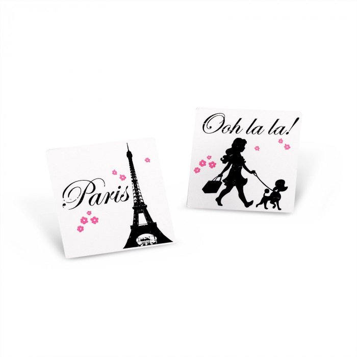Paris Damask Tattoos - 8 Pack - Image 2
