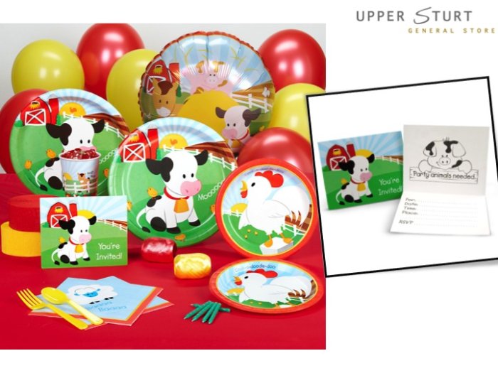 Barnyard Invitations - 8 Pack