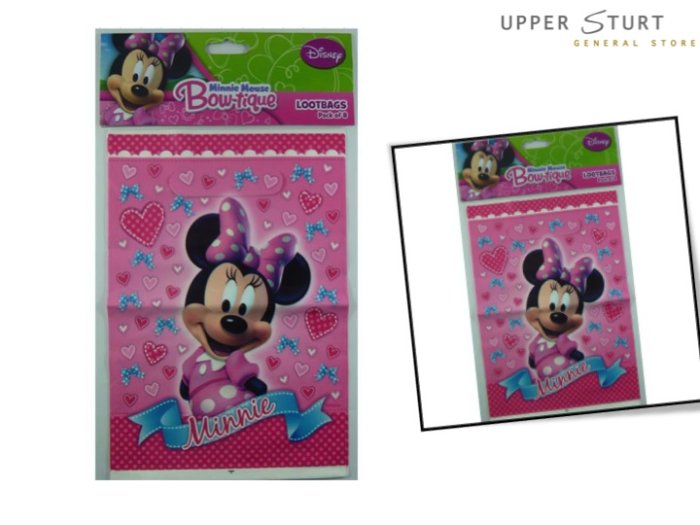 Minnie Mouse Bow-tique Loot Bags - 8 Pack