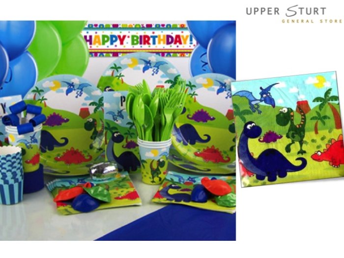 Dinosaur Stomp Napkins - 12 Pack
