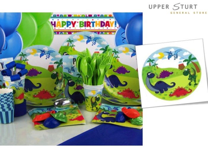 Dinosaur Stomp Paper Plates - 6 Pack