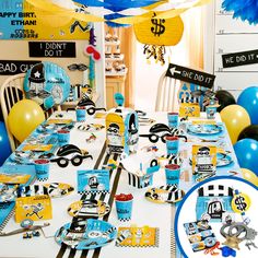 Cops and Robbers Party Supplies