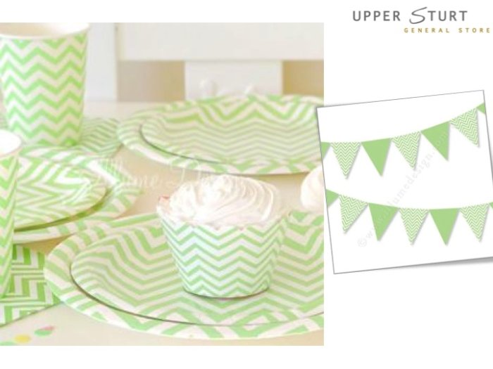 Chevron Green Bunting