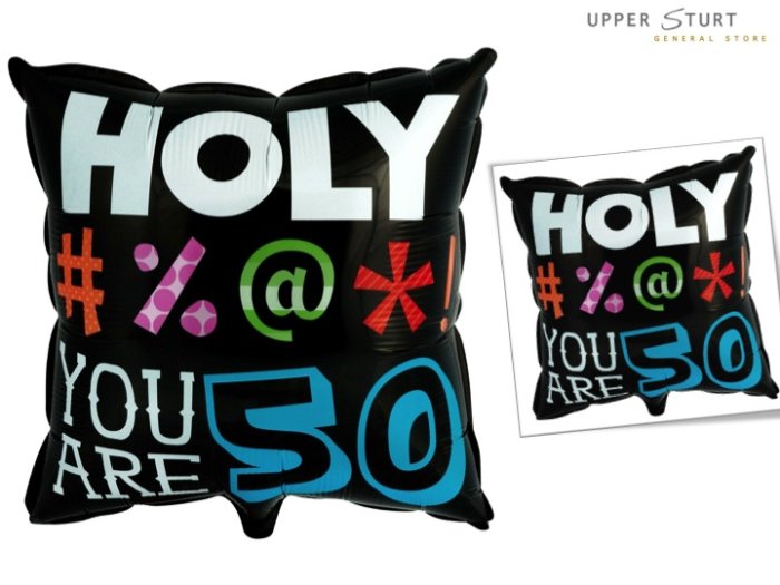 Holy Bleep 50 Foil Balloon - 1 Piece