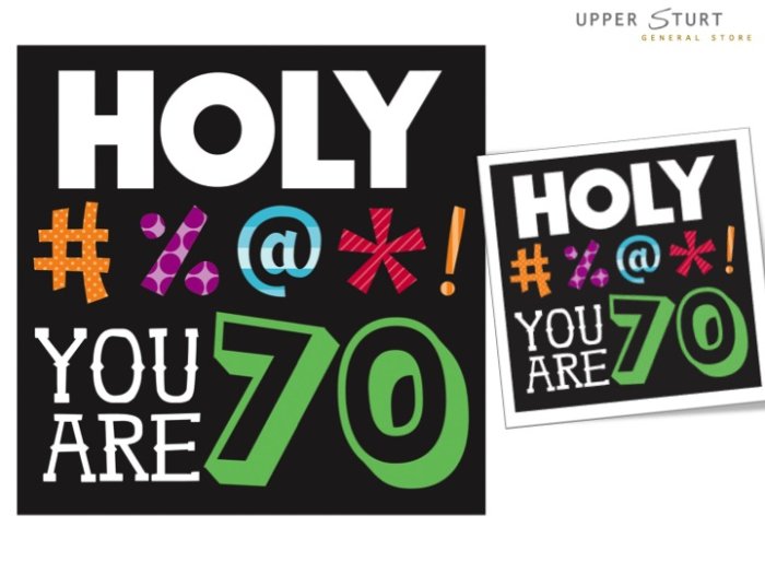 Holy Bleep 70 Lunch Napkins - 16 Pack