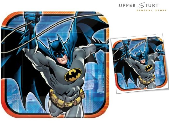Batman USA Dinner Plates - 8 Pack