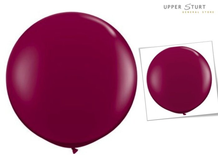 90cm Jewel Sparkling Burgundy Balloon - 2 Pack