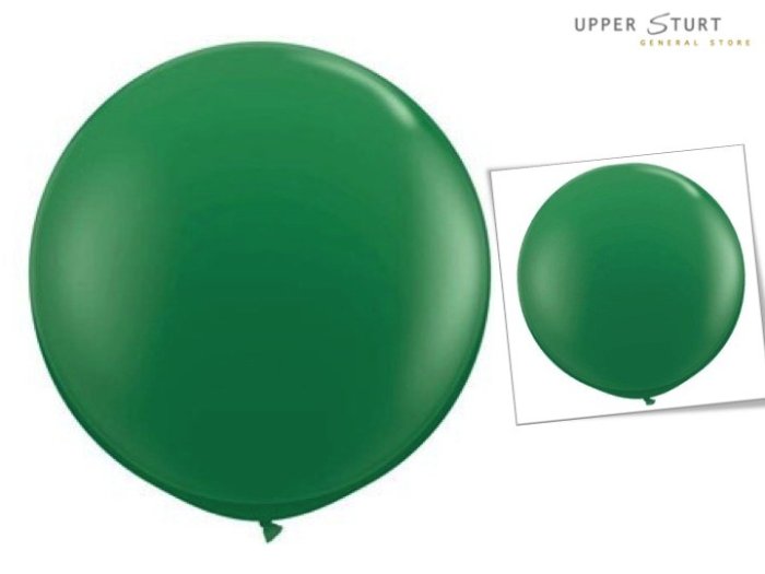 90cm Standard Green Balloon - 2 Pack