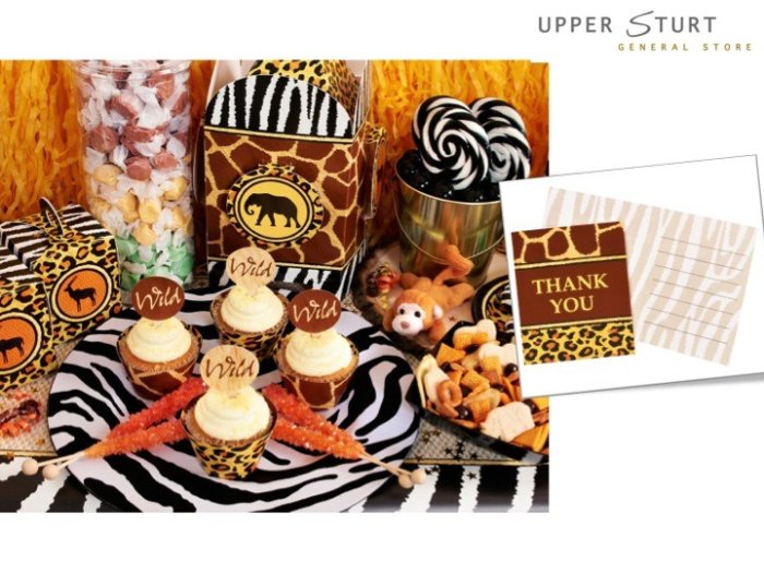 Safari Adventure Party Thank-You Notes - 8 Pack