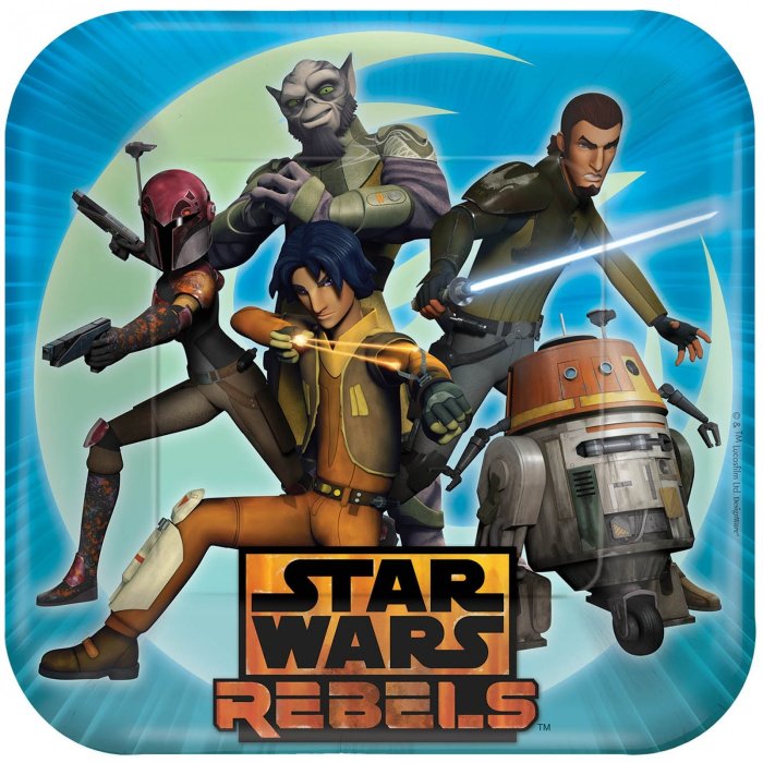 Star Wars Rebels Dinner Plates - 8 Pack - Image 2