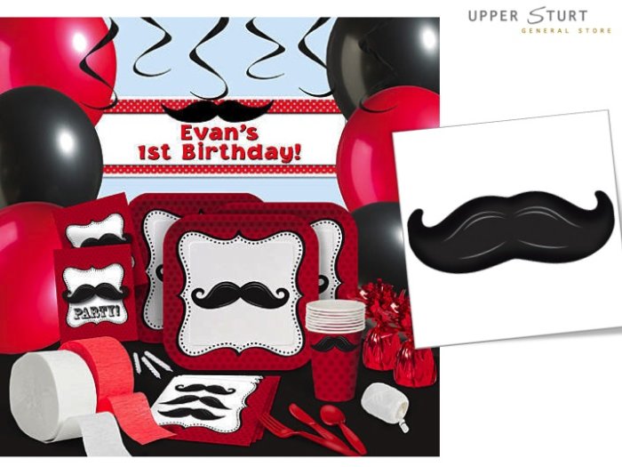 Moustache Madness Foil Shape Balloon - 1 Piece