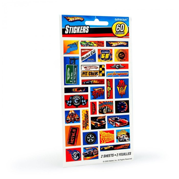 Hot Wheels Stickers - 2 Sheets - Image 2