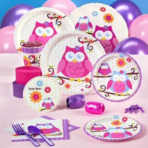 Owl Blossom Party Supplies