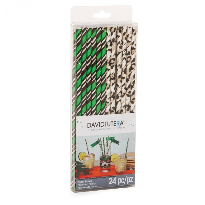 David Tutera Wild Side Paper Straws - 24 Pack - Image 3