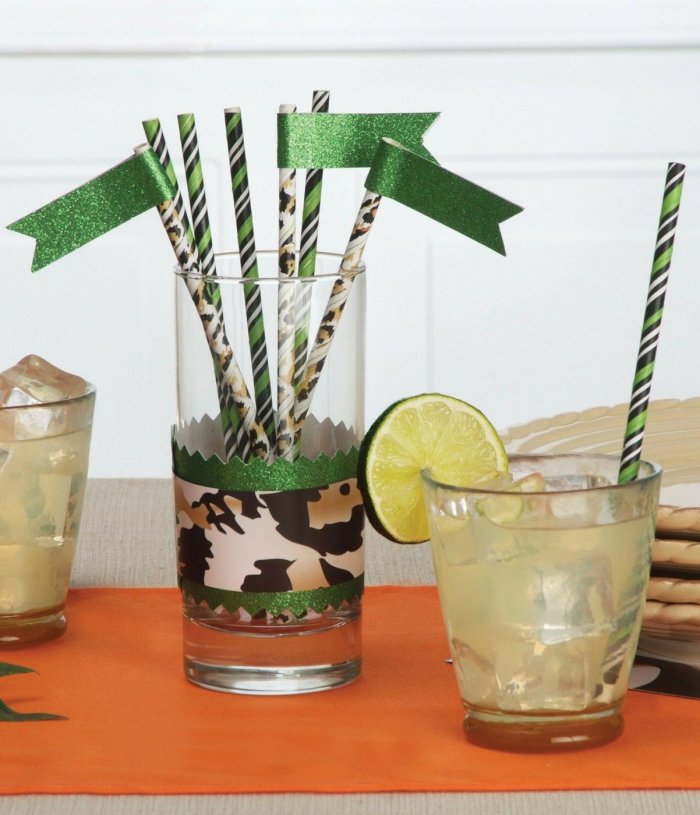 David Tutera Wild Side Paper Straws - 24 Pack - Image 2