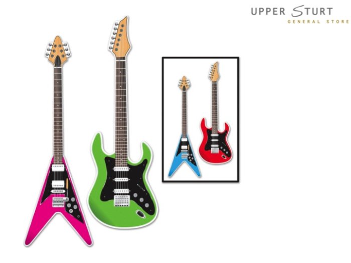 Guitar Cutouts - 2 Pack