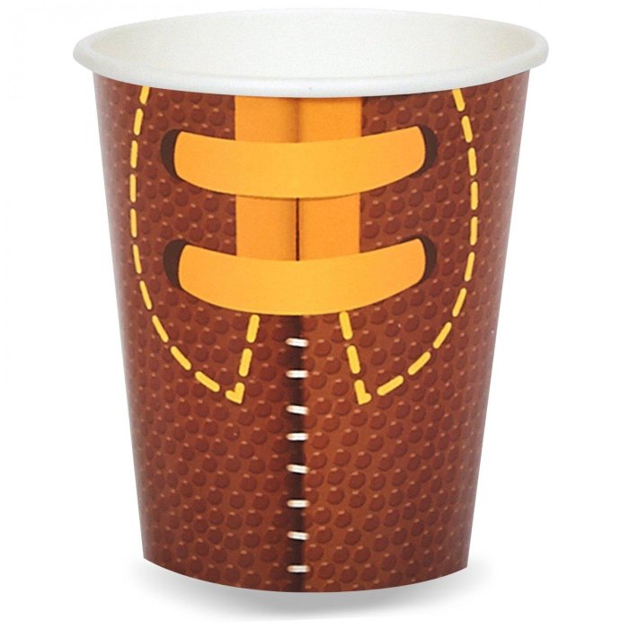 Football Game Time 9 oz. Cups - 8 Pack - Image 2