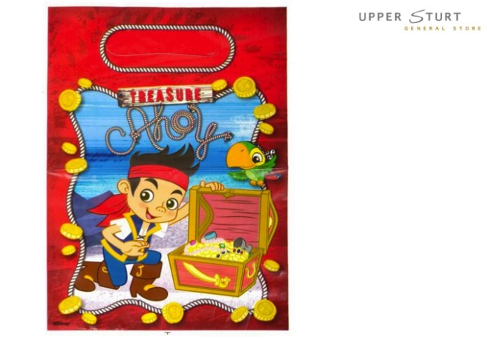 Disney Jake and the Never Land Pirates Treat Bags - 8 Pack