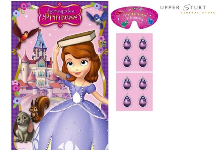 Sofia The First Party Game 2-8 Players Birthday Party Supplies