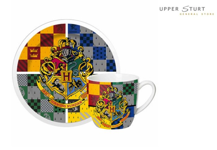 Harry Potter Coffee Mug and Saucer 2 Pieces Ceramic
