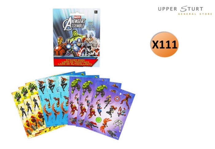 Avengers Sticker Booklet 111 Stickers Party Favours