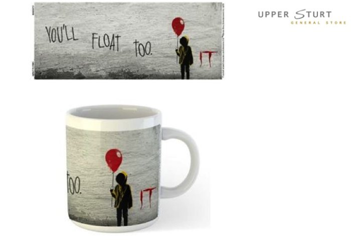 IT Pennywise You'll Float Too Coffee Mug Ceramic