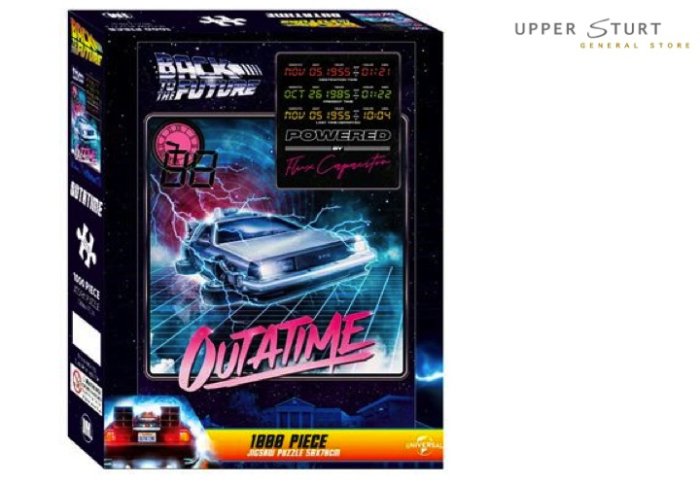 Licensed Back To The Future Outatime Jigsaw Puzzle 1,000 Pieces