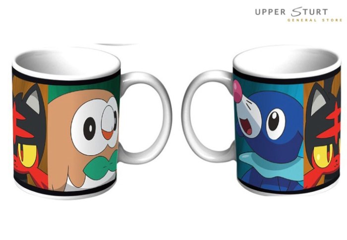 Pokemon Coffee Mug Sun and Moon Starters