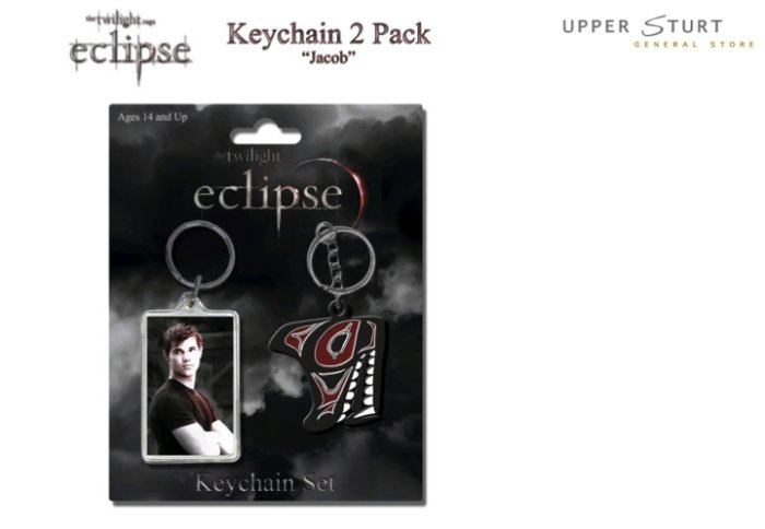 The Twilight Saga Eclipse Keychain 2 Pack Jacob