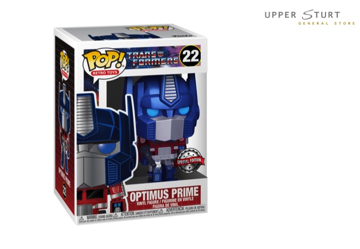 Transformers Optimus Prime Metallic 22 US Excl Funko Pop Vinyl EXPERT  PACKAGING