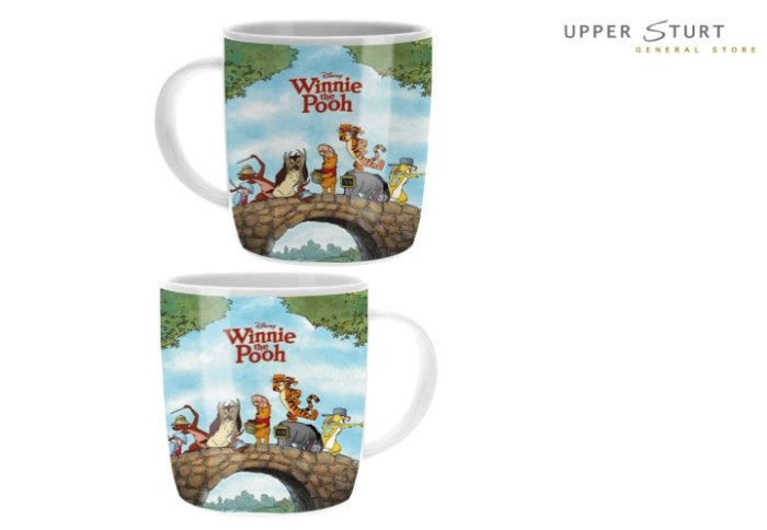 Disney Winnie the Pooh Group Coffee Mug Ceramic
