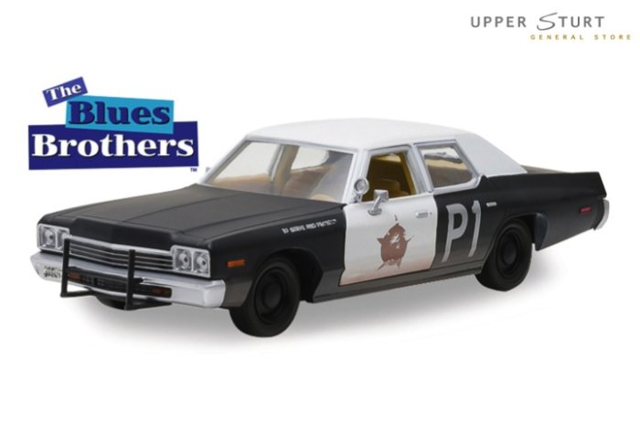The Blues Brothers 1974 Dodge Monaco 1:24 Scale Greenlight Diecast EXPERT PACKAGING