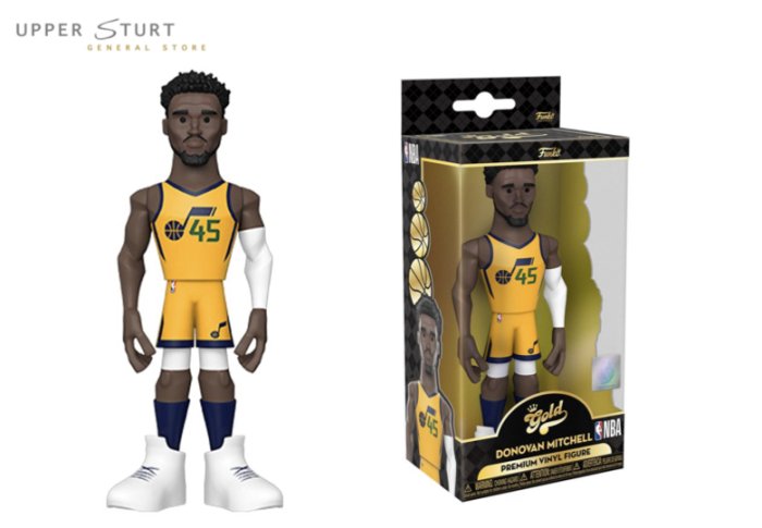 NBA Jazz Donovan Mitchell CE'21 5" Vinyl Gold EXPERT PACKAGING