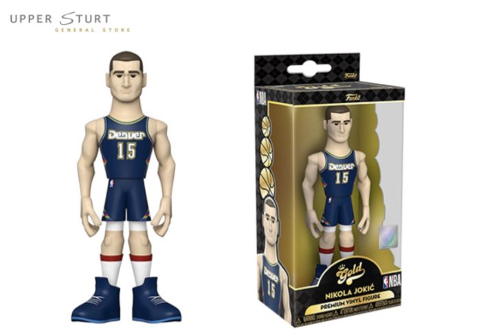 NBA Nikola Jokic Away Uniform 5" Vinyl Gold EXPERT PACKAGING