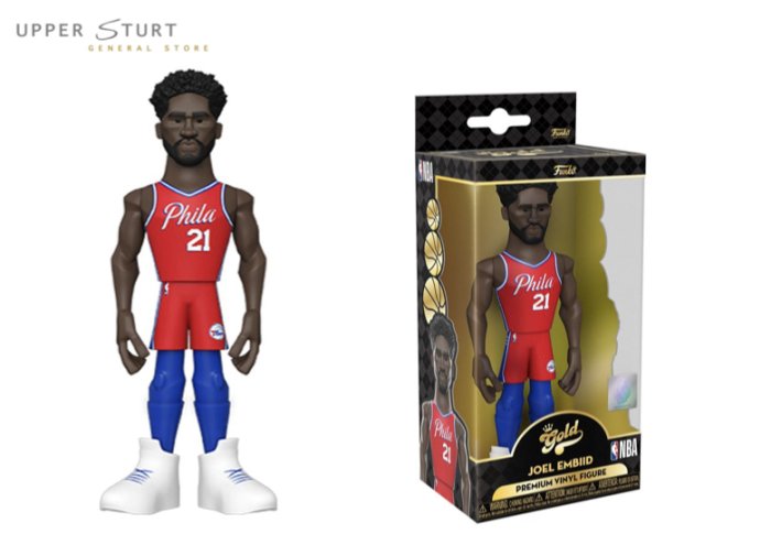 NBA Sixers Joel Embiid CE'21 5" Vinyl Gold EXPERT PACKAGING