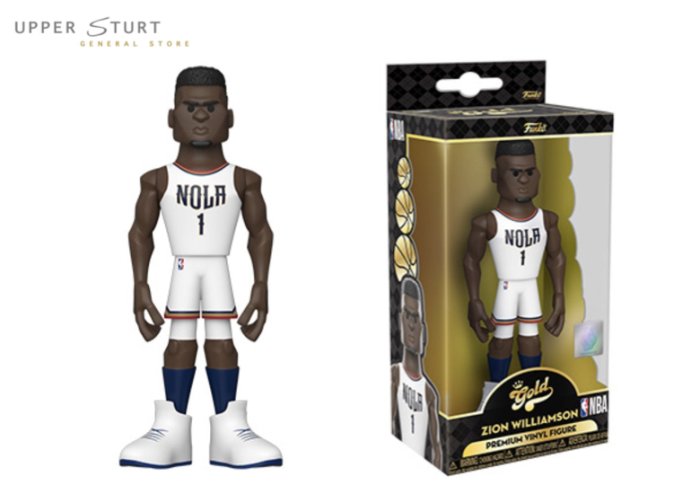 NBA Zion Williamson Home Uniform 5" Vinyl Gold EXPERT PACKAGING
