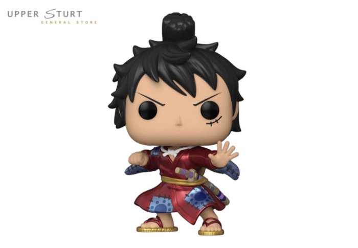 One Piece Luffytaro in Kimono Metallic 921 US Exc Funko Pop Vinyl EXPERT PACKAGING