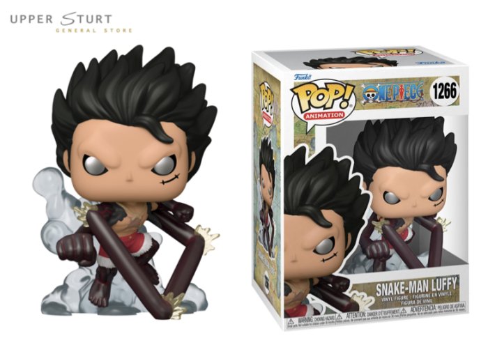 One Piece Snake Man Luffy 1266 Funko Pop Vinyl EXPERT PACKAGING
