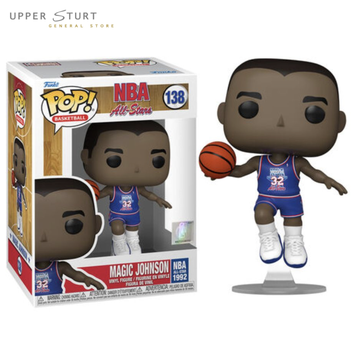 NBA Legends Magic Johnson All Star Uni 92 138 Funko Pop Vinyl EXPERT PACKAGING