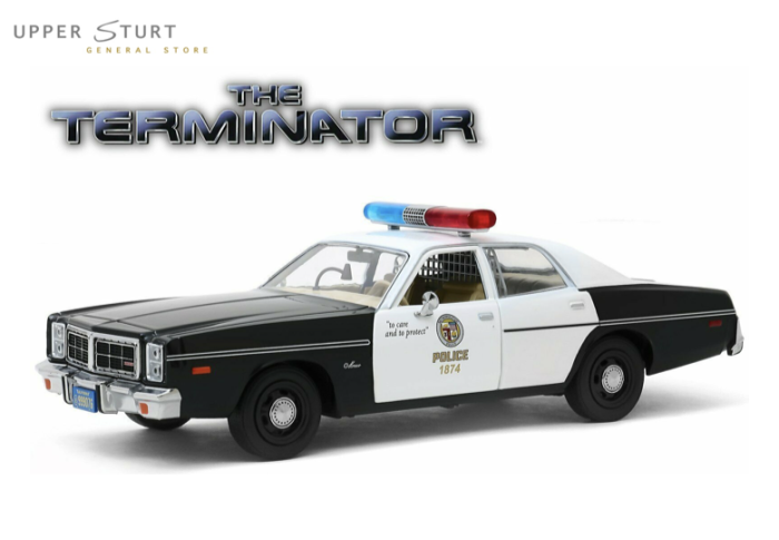 1:24 The Terminator (1984) 1977 Dodge Monaco Metropolitan Police EXPERT PACKAGING